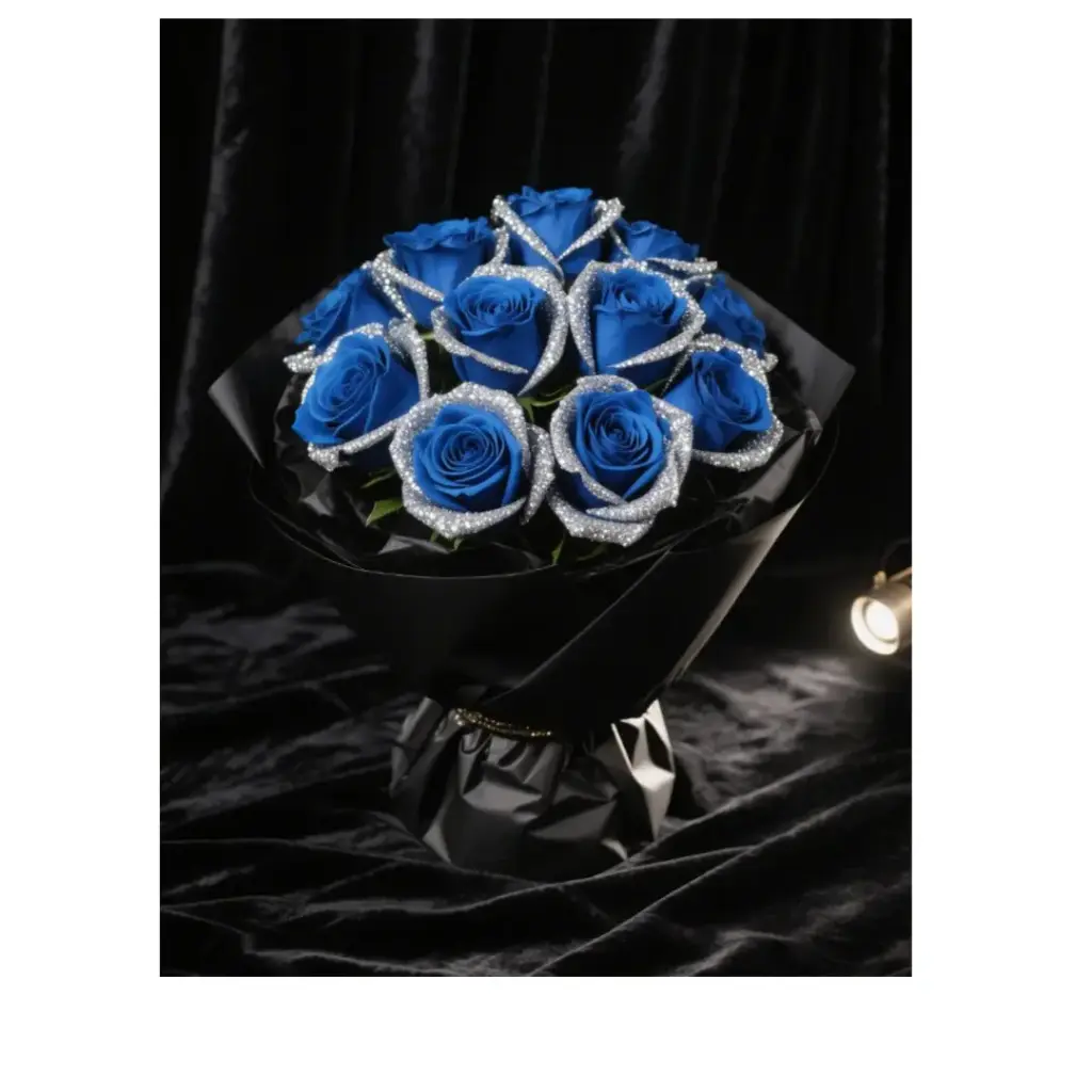 藍色妖姬花束